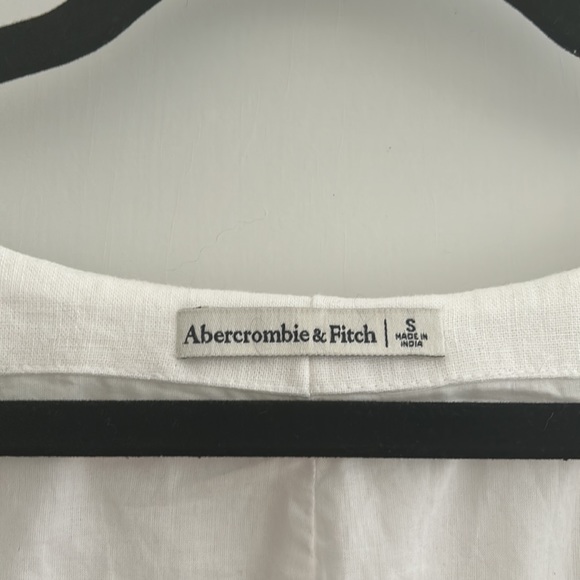 Abercrombie Linen Blend Wide Strap Mini Dress - Picture 4 of 5